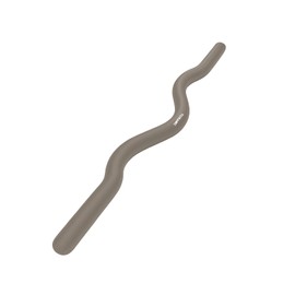 TOSAMC Weighted Workout EZ Curl Bar, 15LB Strength Training Bars, Soft Silicone Surface with Solid Steel Exercise Bar Barbell for Yoga,Pilates,Body Toning,and Strength Training (Khaki, large)