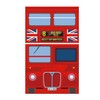 Elgate London Red Bus Tea Towel - British Souvenir Kitchen
