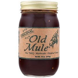 OLD MULE BBQ Dipping Sauce (Original Marinade, 18 Ounce Jar)