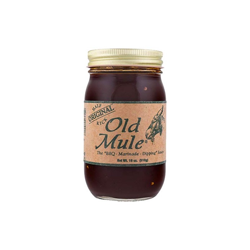 OLD MULE BBQ Dipping Sauce (Original Marinade, 18 Ounce Jar)