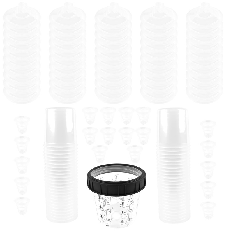 GLOSSY AUTO PARTS Disposable Paint Spray Gun Cup Liners and
