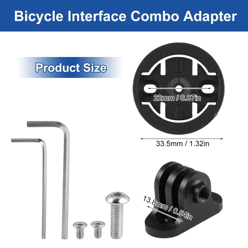 Mount for GoPro Bicycle Computer for Garmin Edge, Garmin Varia,