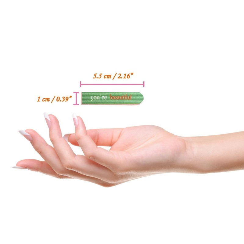 Mini Nail File Set - Professional Manicure Kit for Natural