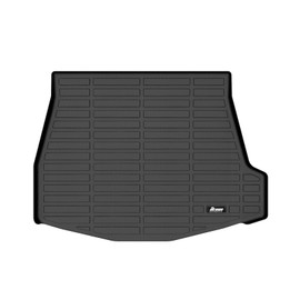 IKON MOTORSPORTS TPE Cargo Trunk Liner, Compatible with 2023-2024 Subaru Solterra/Toyota bZ4X, Custom Fit All Weather Protection Heavy Duty Rear Trunk Tray Cargo Mats Protector, Black
