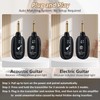 A8 Wireless Guitar Transmitter Receiver System, 2.4GHz Rechargeable, 24-bit/48KHz Audio,