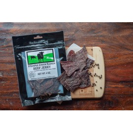 Stemple Creek Ranch, No-Sugar, 5 Clean Ingredients, Grass-fed Beef Jerky (Salt & Pepper, 3-Pack)