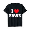 Ich liebe Bbws T-Shirt