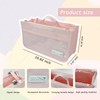 AfitLulu Bag Organiser Insert for Women, 13 Pockets Zipper Tote