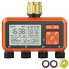 Sprinkler Timer 4 Zone with Brass Inlet Water Timer for