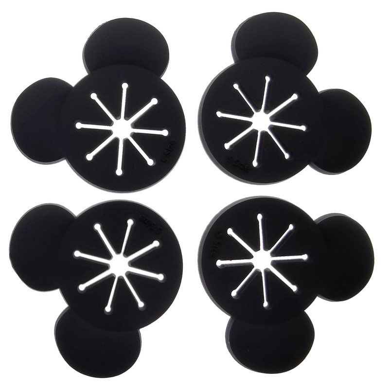 Cooplay 20 Set Mouse and Cat Sock Rings Holders, Cute