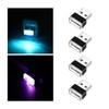 Ziciner 4 PCS USB LED Car Interior Atmosphere Lamp, Portable