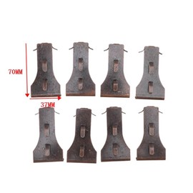 Garosa 8Pcs Brick Wall Clips Steel Brick Hanger Fits 2 1/4 Inch to 2 3/8 Inch in Height Picture Hangers Wall Siding Hooks Steel Wall Hooks Without Drilling for Outdoor Hanging Hook