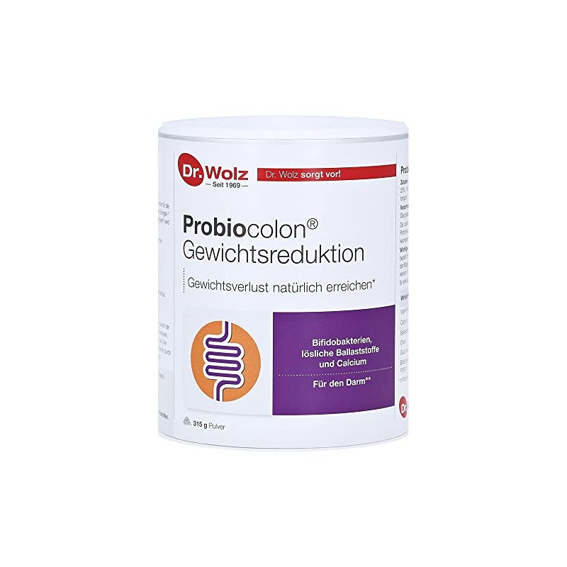 Probiocolon Gewichtsredultion Dr. Wolz Pulver, 315 g