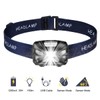 LED Head Torch, USB Rechargeable LED Headlamp Headlight, Waterproof, IR