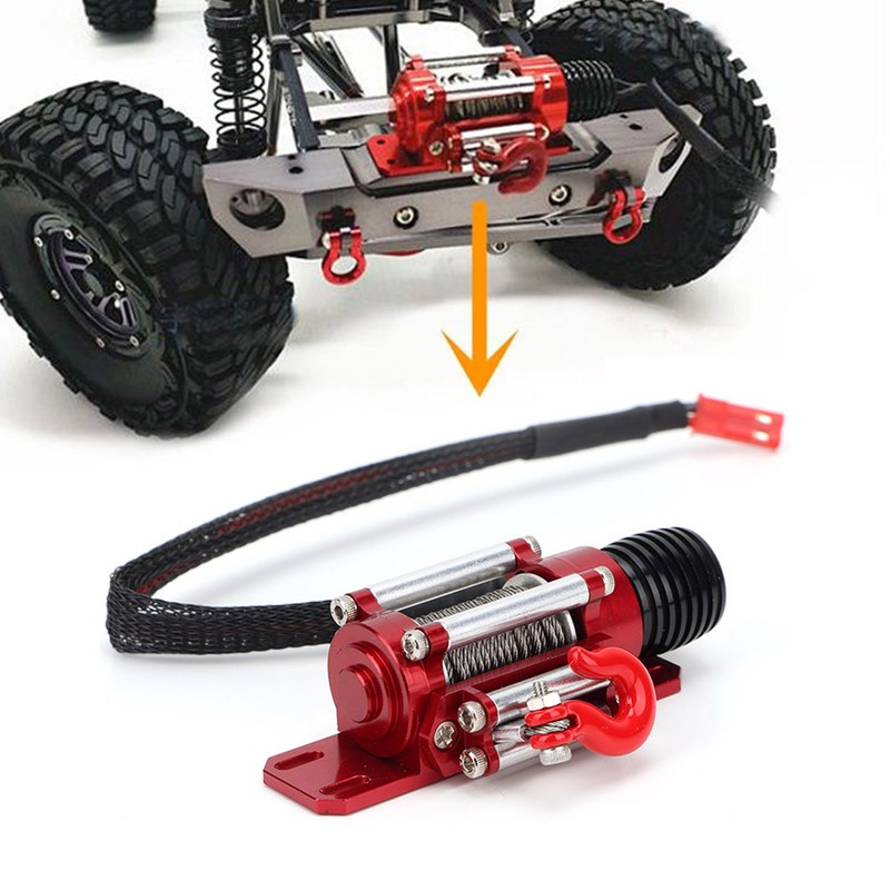 Electric Alloy Winch Fit for D90 SCX10 1:10 Simulation RC