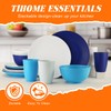 Homienly Dinnerware Sets Plates and Bowls Sets Wheat Straw Dish