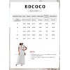 Bdcoco Women's V Neck Floral Lace Wedding Dress Short Sleeve