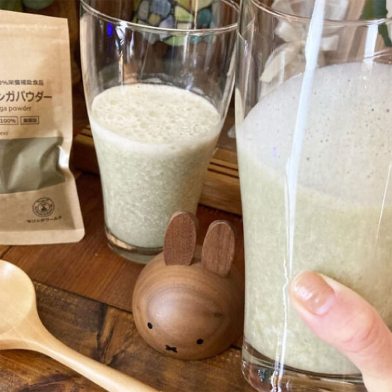 乳酸菌発酵モリンガ100％ - オーガニック発酵モリンガパウダー60g（有機JAS） 発酵青汁 発酵粉末茶 夏の美容成分「β-カロテン」秀逸 小松菜の173倍のビタミンE ケールの18倍のビタミンA 発酵で必須アミノ酸24％アップ 賦形剤・防腐剤・色素・人工香料無添加