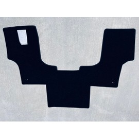 Lloyd Mat Compatible with Chevy Express Van 2003-2020 - Custom Fit 1 Piece Front Black Plush Carpet Mat