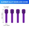 4 PCS Car Door Lock Knobs, Inner Door Lock Pull