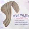 Hetto Weft Hair Extensions Human Hair Blonde Sew in Hair