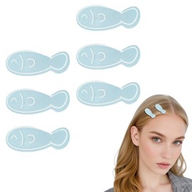 6 Pcs Cartoon Fish Hair Clips Fantasy Fish Styling Hair Accessories Blue Pearlescent Barrettes Metal Duckbill Hairpins Non Slip Headwear for Women Hairstyle Clips