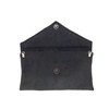 LONI Women Neat Envelope Clutch/Shoulder Bag Faux Suede