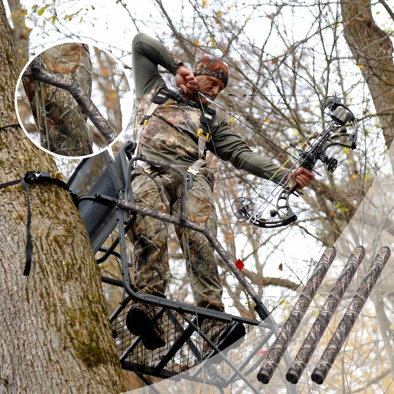 Buryeah 8 Pcs Shooting Rail Pad Tree Stand Rail Pads