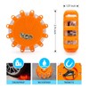 HEIGPAN GP906 LED Road Flares Safety Flashing Warning Lights Kit,