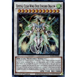 Crystal Clear Wing Over Synchro Dragon - SUDA-EN039 - Ultra Rare - 1st Edition