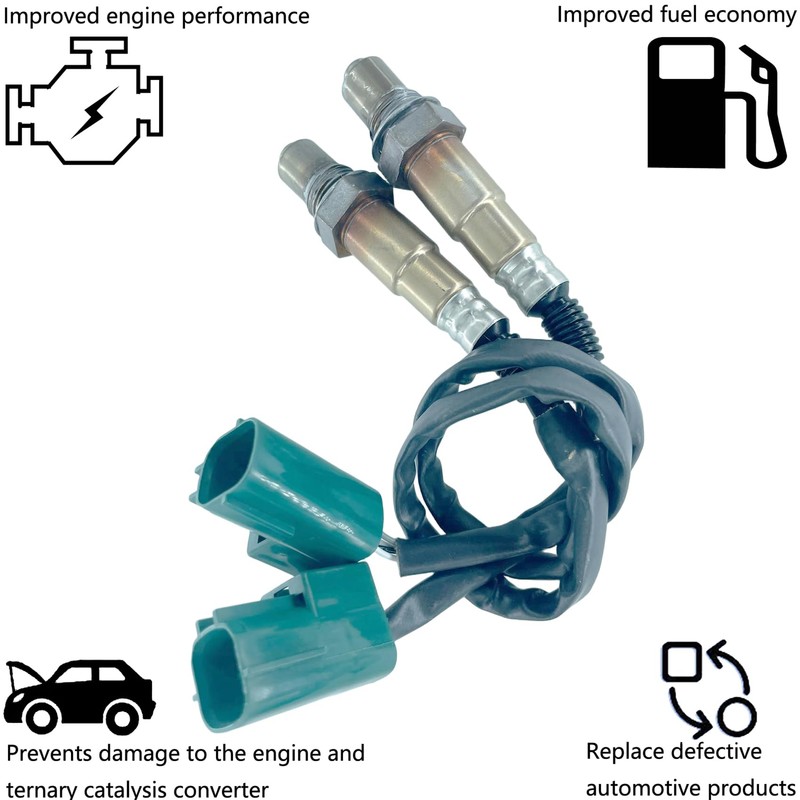 Ywim 2 Pairs Upper And Lower Oxygen Sensors Compatible with