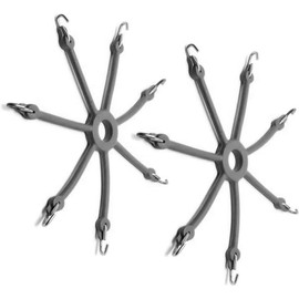 BHRUSO Replace Black 0217 Spider Bungee Truck Snow Tire Chains Adjuster Tensioner, Set of 2, Universal Fitment for Passenger Cars and Light Trucks