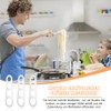 ZBKJYILF 3 Pieces Spaghetti Measuring Tools with 4 Holes, Simple