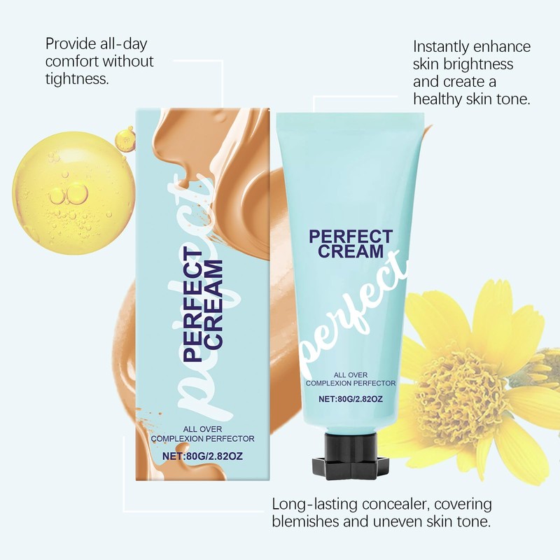 SHEBEEDO All-Over Complexion Perfector, 2PC Concealing Foundation Perfecting Cream, Body