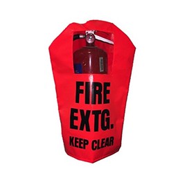 FIRE EXTINGUISHER COVER (PEK 350) - Single - WITH WINDOW - Large, Fits 10-20 lb extinguishers