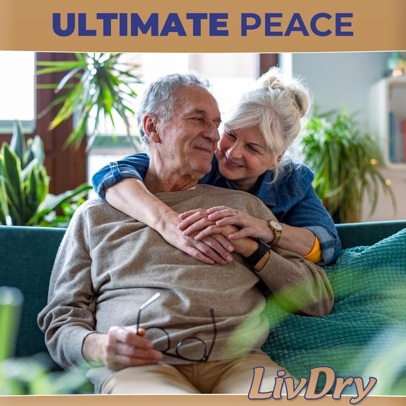 LivDry Ultimate 3XL Adult Incontinence Underwear, Max Absorbent Diapers for