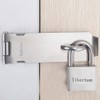 Stainless Steel Padlock Hasp, Tiberham Heavy Duty Hasp and Staple