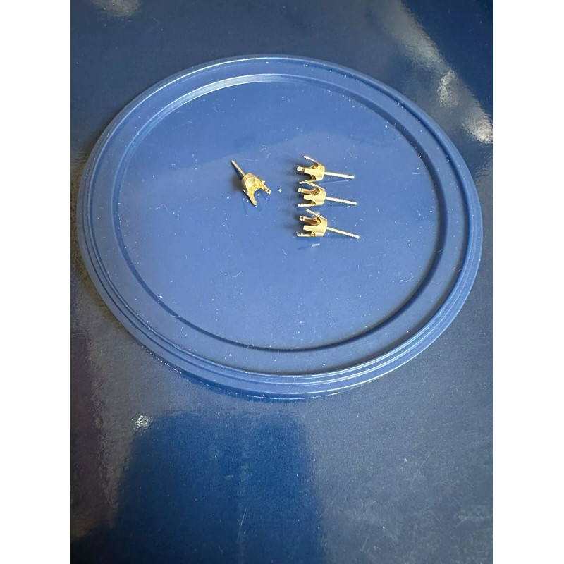 0.80ct 14K yellow gold stud earring mounting setting push back