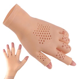 WaterSummer Lightweight Workout Gloves for Women Men, Gel Gym Gloves Prevent Calluses & Hand Pain, Breathable Quick Dry Fitness Gloves for Daily Training (Beige, Medium)