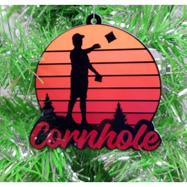 Cornhole Christmas Ornament (C2)