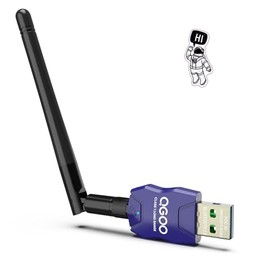 Class 1 Long Range Bluetooth Adapter for PC, QGOO USB Bluetooth Adapter for PC 5.3+EDR, Bluetooth Dongle Bluetooth Receiver Support Windows10/8.1/8/7（blue-162）
