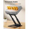 tounee Laptop Stand for Desk Adjustable Height, Telescopic Computer Stand