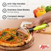 Anjali 3-Piece Olive Pizza Cutter Set – Small, Medium &