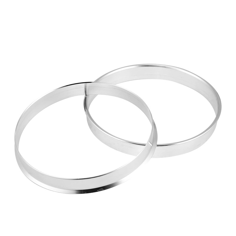 X AUTOHAUX Set of 4 Car Hub Centric Rings Aluminium