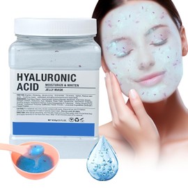 Jelly Mask for Face Moisturizing and Peel Off Natural Gel Face Skincare Professional Spa Use Deep Hydration & Glow 23oz (Hyaluronic Acid) Turmeric / 얼굴용 젤리 마스크 보습 및 필 오프 내추럴 젤 페이스 스킨케어 전문 스파 사용 딥 하이드레이션 & 글로우 23온스(히알루론산) Turmeric