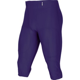 Champro Boys' Blocker Traditional Football Game Pants, Purple, Youth X-Small
