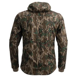 BLOCKER OUTDOORS Finisher Camouflage Turkey Hunting Jacket for Men (MO Greenleaf, Large)