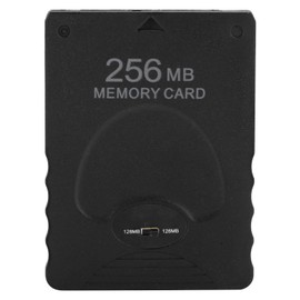 QANYEGN Memory Card, 256MB Portable Game Memory Card, High Speed Game Memory Card for Game Data Console (Nero)