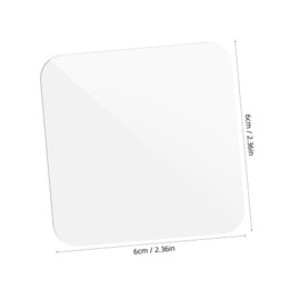 Operitacx 1 Satz Transparentes Doppelseitiges Klebeband Hochleistungsband Anti-fall-etiketten Spurloses Band Anstecknadeln Doppelseitiges Filmklebeband Transparente Vasen Wandkleber Pvc 40st