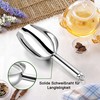 Joyfair Ice Scoop, Stainless Steel Weighing Scoop, Flour Scoop, Food